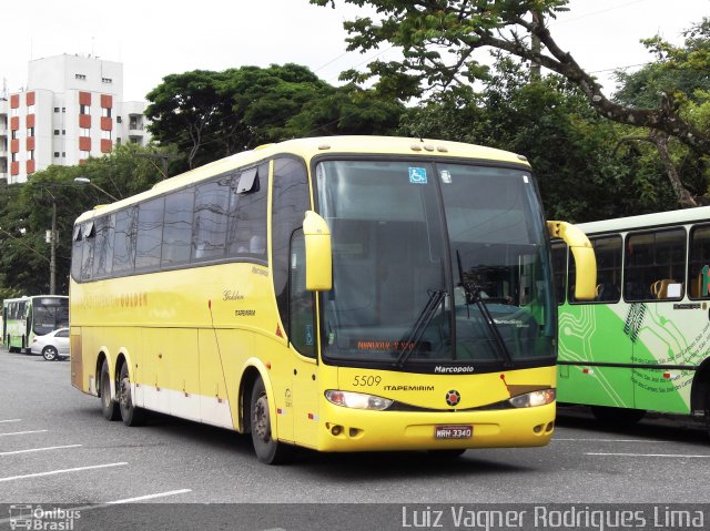 Viação Itapemirim 5509 na cidade de São José dos Campos, São Paulo, Brasil, por Luiz Vagner Rodrigues Lima. ID da foto: 1072440.