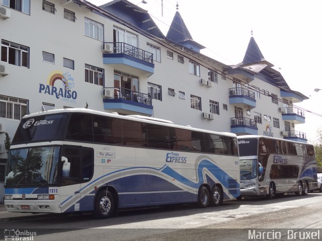 Trans Express 1212 na cidade de Piratuba, Santa Catarina, Brasil, por Marcio  Bruxel. ID da foto: 1071784.