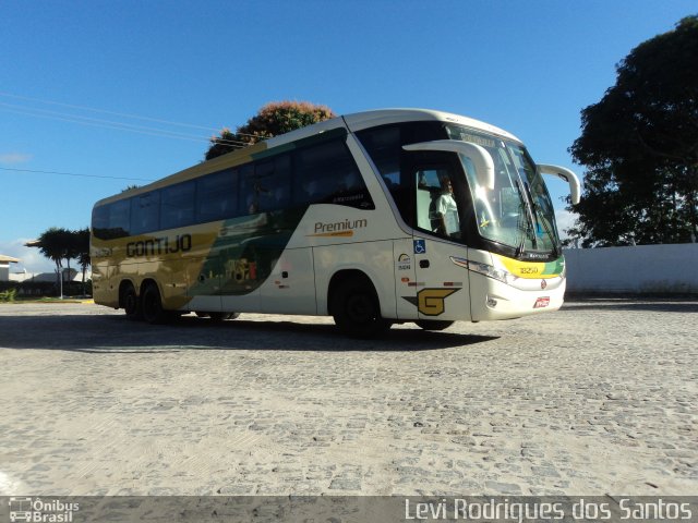 Empresa Gontijo de Transportes 18250 na cidade de Porto Seguro, Bahia, Brasil, por Levi Rodrigues dos Santos. ID da foto: 1074242.