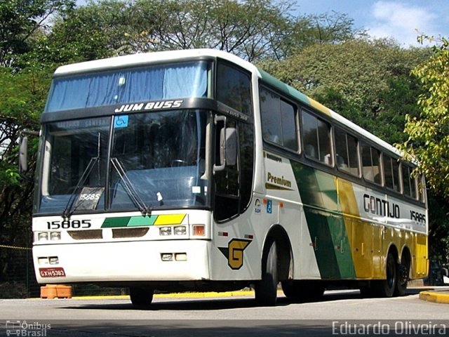 Empresa Gontijo de Transportes 15885 na cidade de São Paulo, São Paulo, Brasil, por Eduardo Oliveira. ID da foto: 1073653.