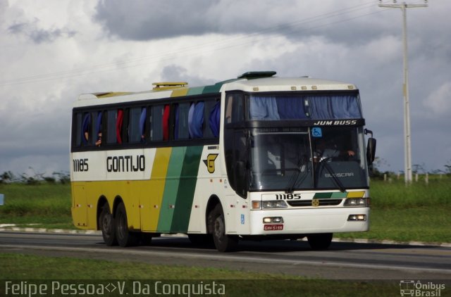 Empresa Gontijo de Transportes 11185 na cidade de Vitória da Conquista, Bahia, Brasil, por Felipe Pessoa de Albuquerque. Número da foto: #1076435.