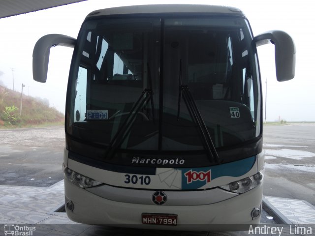 Auto Viação 1001 3010 na cidade de Quatro Barras, Paraná, Brasil, por Andrey  Lima. Número da foto: #1077672.