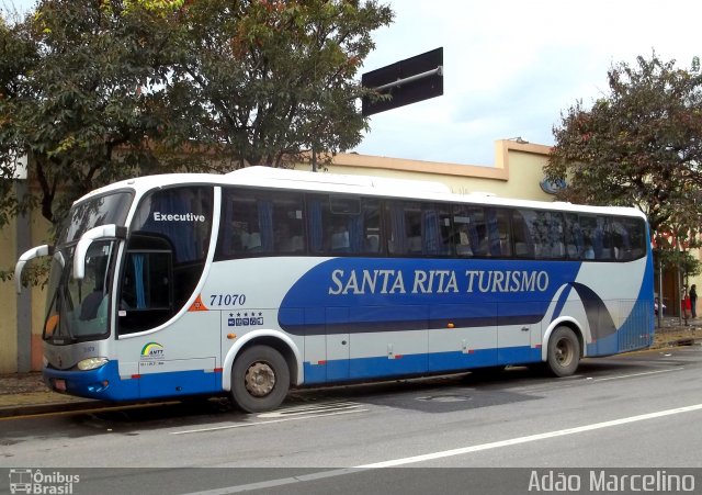 VSR - Viação Santa Rita 71070 na cidade de Belo Horizonte, Minas Gerais, Brasil, por Adão Raimundo Marcelino. Número da foto: #1078604.