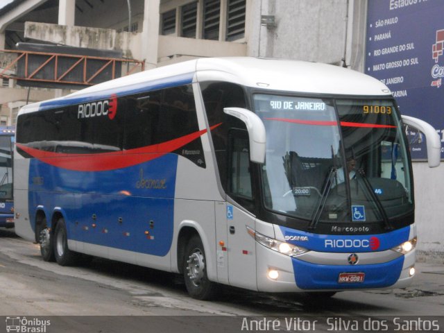 Viação Riodoce 91003 na cidade de Rio de Janeiro, Rio de Janeiro, Brasil, por André Vitor  Silva dos Santos. Número da foto: #1077833.