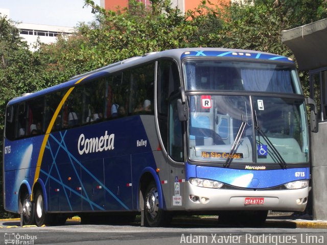 Viação Cometa 6713 na cidade de São Paulo, São Paulo, Brasil, por Adam Xavier Rodrigues Lima. ID da foto: 1078120.