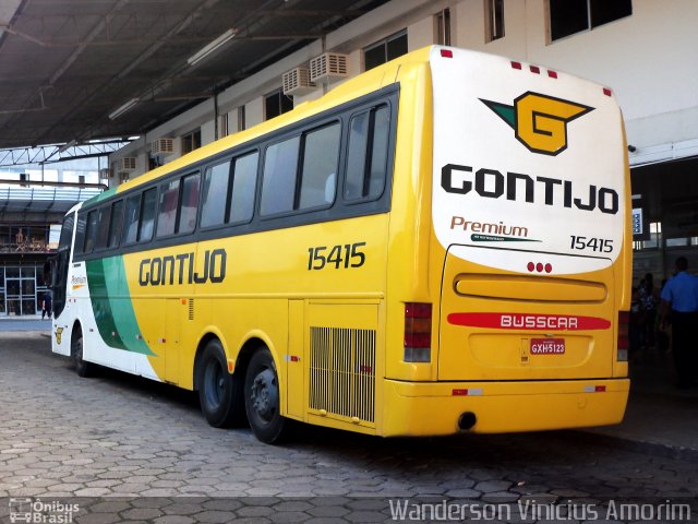 Empresa Gontijo de Transportes 15415 na cidade de Ipatinga, Minas Gerais, Brasil, por Wanderson Vinícius Amorim. Número da foto: #1077941.