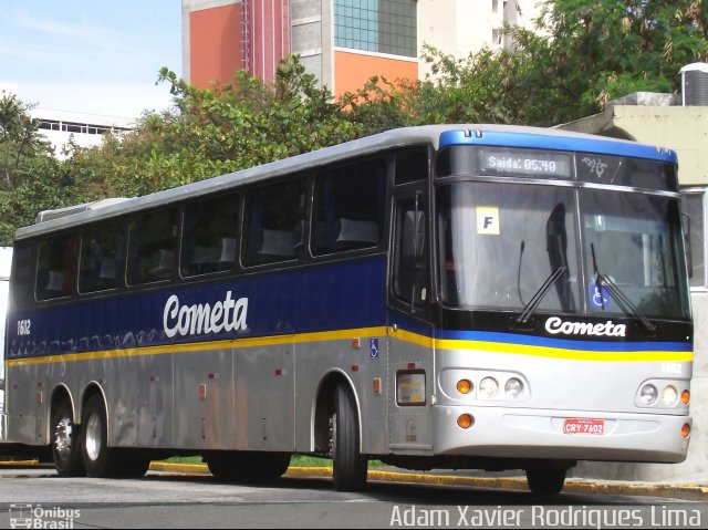 Viação Cometa 1602 na cidade de São Paulo, São Paulo, Brasil, por Adam Xavier Rodrigues Lima. Número da foto: #1078148.