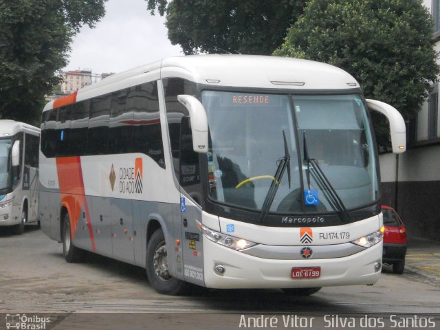 Viação Cidade do Aço RJ 174.179 na cidade de Rio de Janeiro, Rio de Janeiro, Brasil, por André Vitor  Silva dos Santos. Número da foto: #1079057.