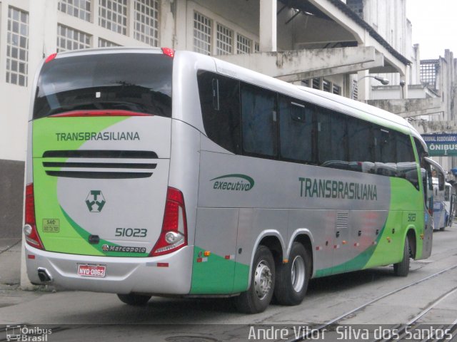 Transbrasiliana Transportes e Turismo 51023 na cidade de Rio de Janeiro, Rio de Janeiro, Brasil, por André Vitor  Silva dos Santos. Número da foto: #1079062.