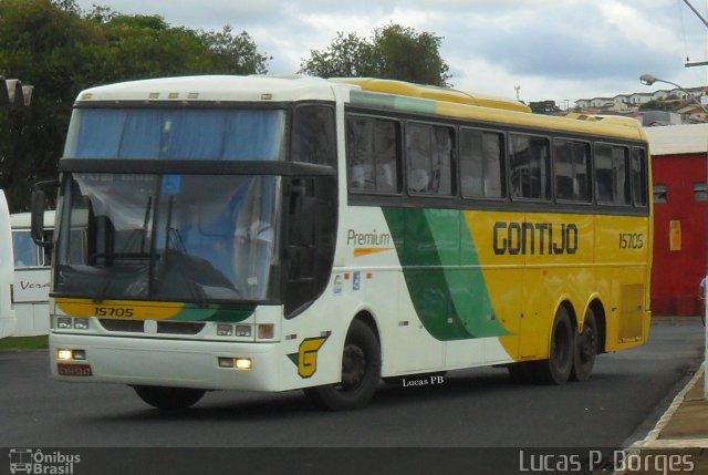 Empresa Gontijo de Transportes 15705 na cidade de Araxá, Minas Gerais, Brasil, por Lucas Borges . Número da foto: #1079828.