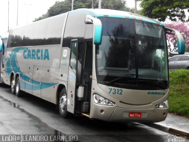 Viação Garcia 7312 na cidade de São Paulo, São Paulo, Brasil, por Leandro Carneiro. Número da foto: #1078799.