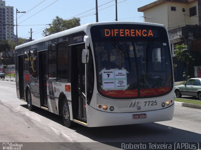 Metra - Sistema Metropolitano de Transporte 7725 na cidade de Santo André, São Paulo, Brasil, por Roberto Teixeira. ID da foto: 1082000.