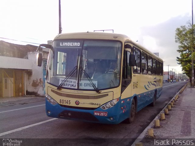 Expresso 1002 80145 na cidade de Recife, Pernambuco, Brasil, por Isack Passos. Número da foto: #1082111.