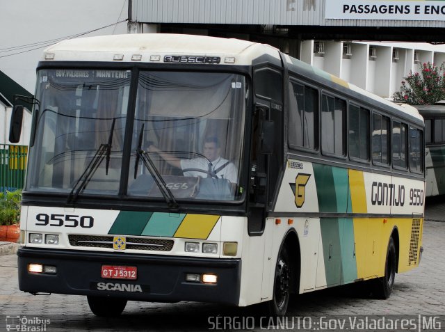 Empresa Gontijo de Transportes 9550 na cidade de Governador Valadares, Minas Gerais, Brasil, por Sérgio Augusto Braga Canuto. ID da foto: 1082366.