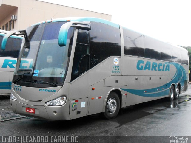 Viação Garcia 7272 na cidade de São Paulo, São Paulo, Brasil, por Leandro Carneiro. Número da foto: #1081890.