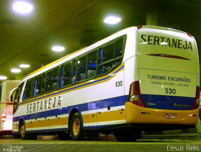Viação Sertaneja 530 na cidade de Belo Horizonte, Minas Gerais, Brasil, por César Ônibus. Número da foto: #1126317.