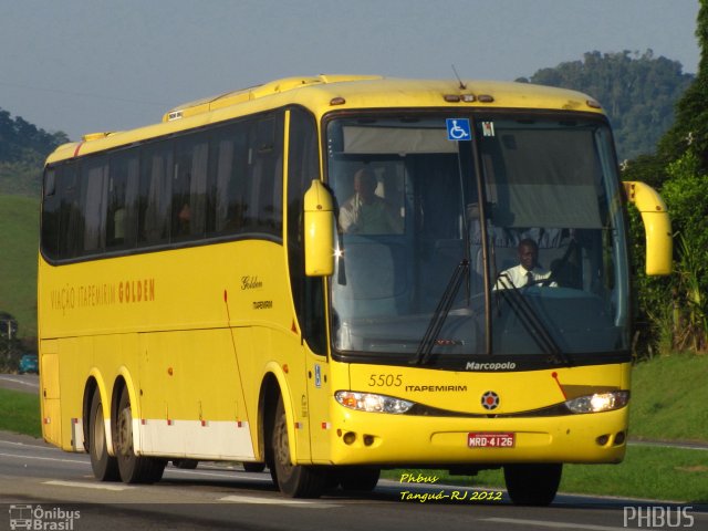Viação Itapemirim 5505 na cidade de Tanguá, Rio de Janeiro, Brasil, por Paulo Henrique. Número da foto: #1125146.