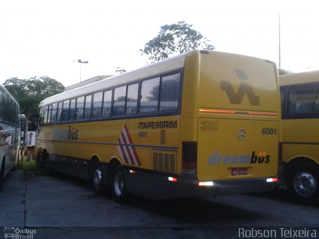 Viação Itapemirim 6001 na cidade de São Paulo, São Paulo, Brasil, por Robson Teixeira. ID da foto: 1124798.