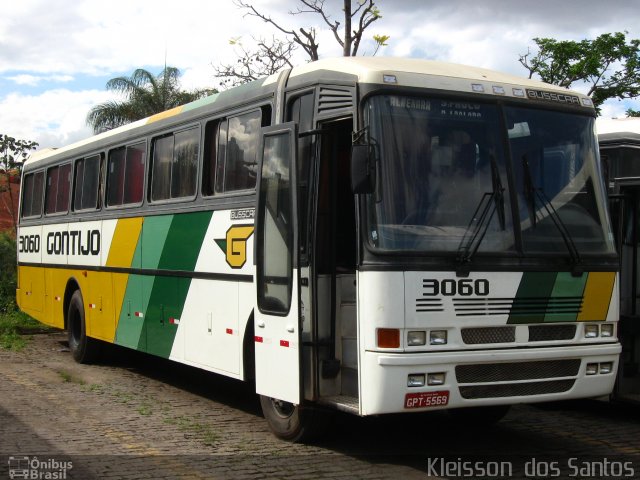 Empresa Gontijo de Transportes 3060 na cidade de Belo Horizonte, Minas Gerais, Brasil, por Kleisson  dos Santos. ID da foto: 1125220.