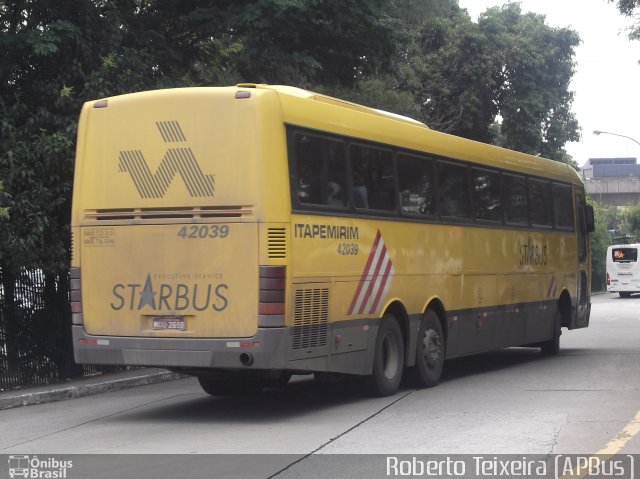 Viação Itapemirim 42039 na cidade de São Paulo, São Paulo, Brasil, por Roberto Teixeira. Número da foto: #1126056.