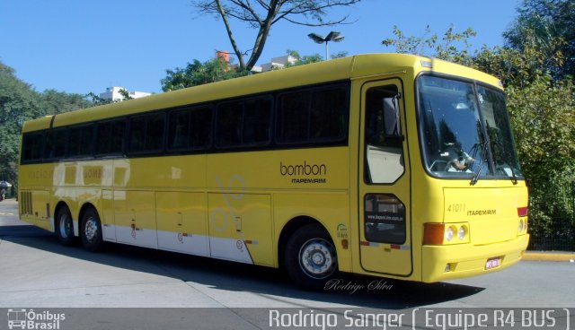 Viação Itapemirim 41011 na cidade de São Paulo, São Paulo, Brasil, por Rodrigo S. G Busólogo do Brasil. ID da foto: 1126274.