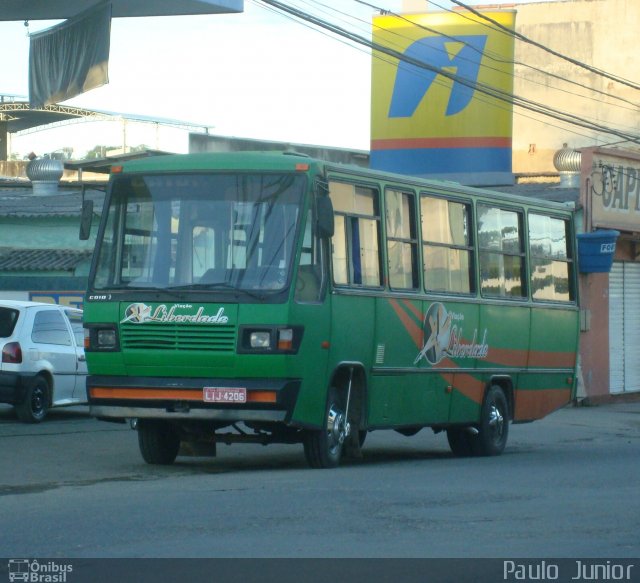 Viação Liberdade 4206 na cidade de Bom Jesus do Itabapoana, Rio de Janeiro, Brasil, por Paulo  Junior. Número da foto: #1144089.