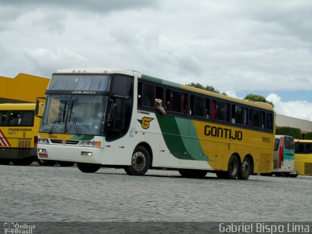 Empresa Gontijo de Transportes 11155 na cidade de Jequié, Bahia, Brasil, por Gabriel Bispo. ID da foto: 1143741.