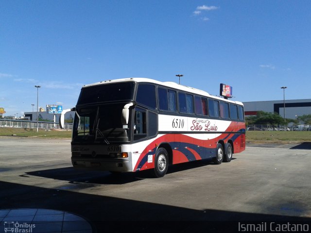 Expresso São Luiz 6510 na cidade de Goiânia, Goiás, Brasil, por Ismail Caetano. Número da foto: #1144994.