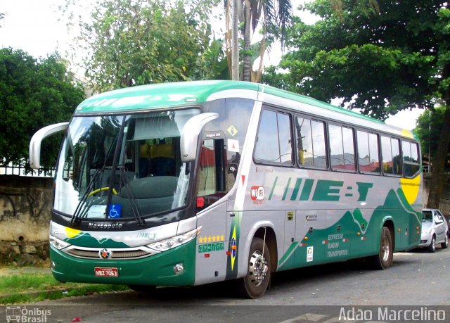 EBT - Expresso Biagini Transportes 7063 na cidade de Belo Horizonte, Minas Gerais, Brasil, por Adão Raimundo Marcelino. Número da foto: #1146135.