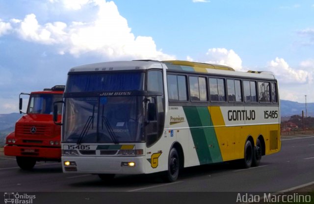 Empresa Gontijo de Transportes 15485 na cidade de Betim, Minas Gerais, Brasil, por Adão Raimundo Marcelino. ID da foto: 1146226.