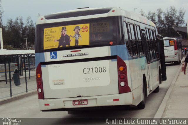 Translitorânea Turística C21008 na cidade de Rio de Janeiro, Rio de Janeiro, Brasil, por André Luiz Gomes de Souza. Número da foto: #1146173.