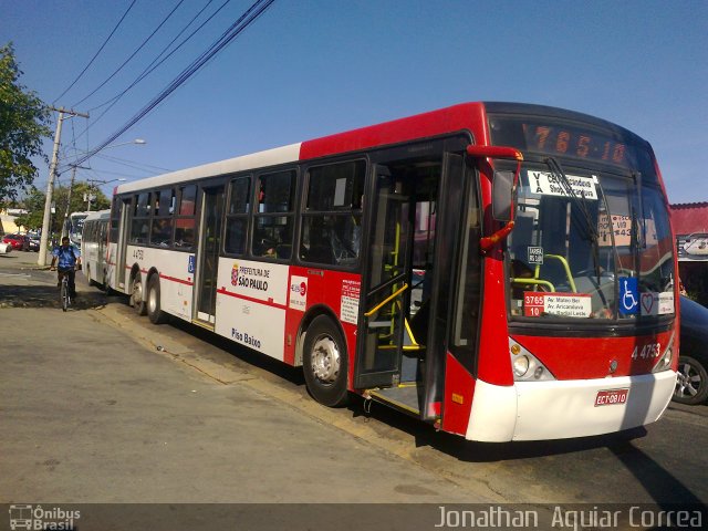 Nova Aliança  4 > Empresa de Transportes Novo Horizonte 4 4753 na cidade de São Paulo, São Paulo, Brasil, por Jonathan  Aguiar Correa. Número da foto: #1147291.