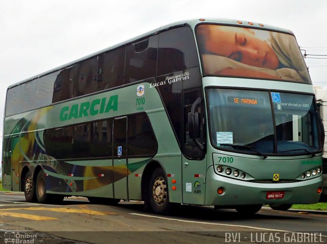 Viação Garcia 7010 na cidade de Imbaú, Paraná, Brasil, por Lucas Gabriel. Número da foto: #1147964.