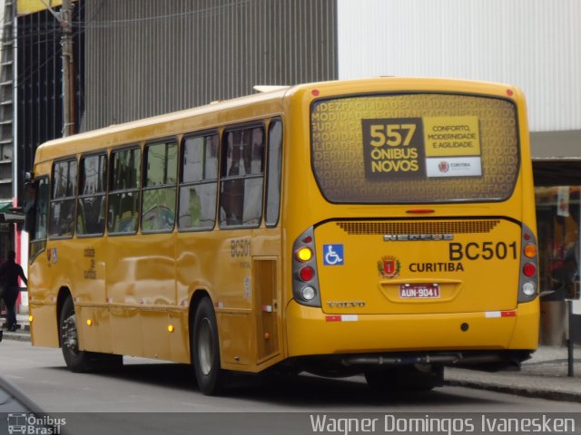Transporte Coletivo Glória BC501 na cidade de Curitiba, Paraná, Brasil, por Wagner Domingos Ivanesken. Número da foto: #1148355.