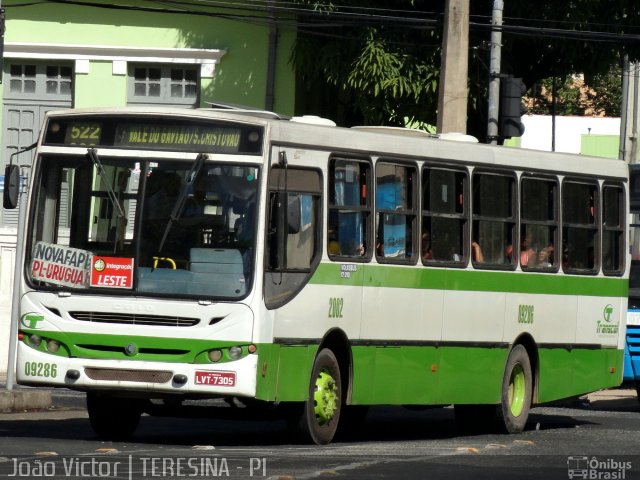 Transcol Transportes Coletivos 09286 na cidade de Teresina, Piauí, Brasil, por João Victor. ID da foto: 1148143.