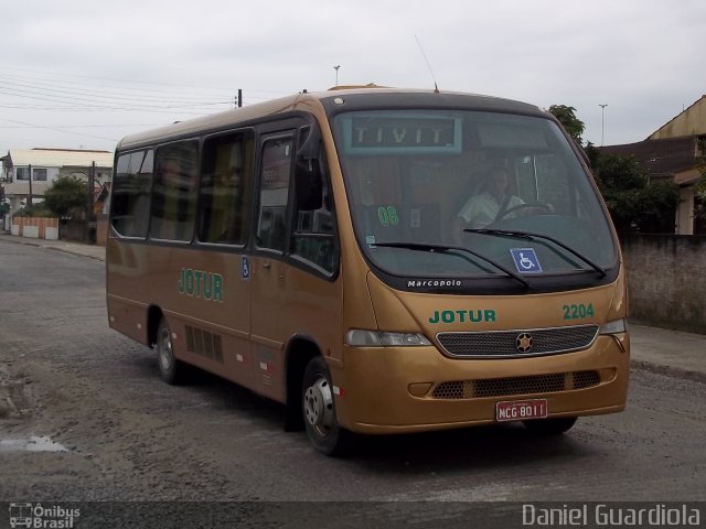 Jotur - Auto Ônibus e Turismo Josefense 2204 na cidade de Palhoça, Santa Catarina, Brasil, por Daniel Guardiola. Número da foto: #1147743.