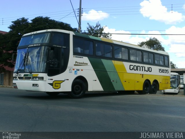 Empresa Gontijo de Transportes 15835 na cidade de Curvelo, Minas Gerais, Brasil, por Josimar Vieira. ID da foto: 1147092.