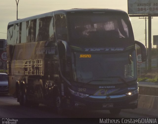 Toptur Transporte e Turismo 2012 na cidade de Goiânia, Goiás, Brasil, por Vicente Pinto Moreira. Número da foto: #1146582.