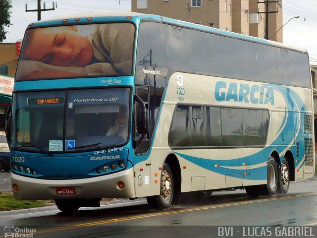 Viação Garcia 7020 na cidade de Imbaú, Paraná, Brasil, por Lucas Gabriel. Número da foto: #1147993.
