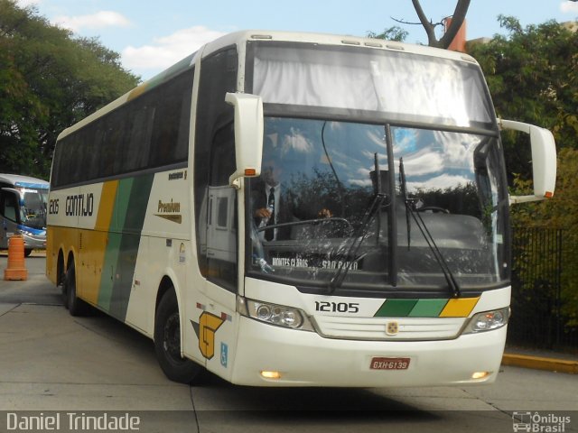 Empresa Gontijo de Transportes 12105 na cidade de São Paulo, São Paulo, Brasil, por Daniel Nascimento  Trindade. Número da foto: #1148565.