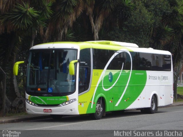 Expresso Princesa dos Campos 6148 na cidade de Curitiba, Paraná, Brasil, por Michel Soares da Rocha. Número da foto: #1149541.