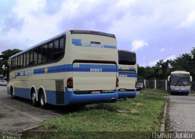 Viação Novo Horizonte 906611 na cidade de Salvador, Bahia, Brasil, por Osmar Junior. Número da foto: #1148980.