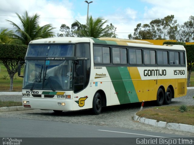 Empresa Gontijo de Transportes 15760 na cidade de Jequié, Bahia, Brasil, por Gabriel Bispo. ID da foto: 1148627.