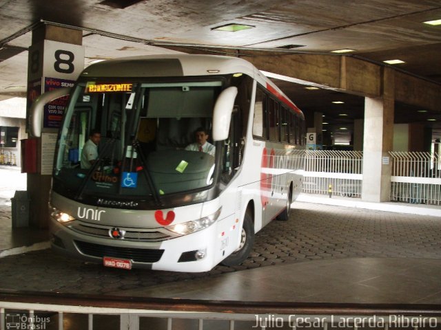 Expresso Unir 2610 na cidade de Belo Horizonte, Minas Gerais, Brasil, por Julio Cesar Lacerda Ribeiro. Número da foto: #1150572.