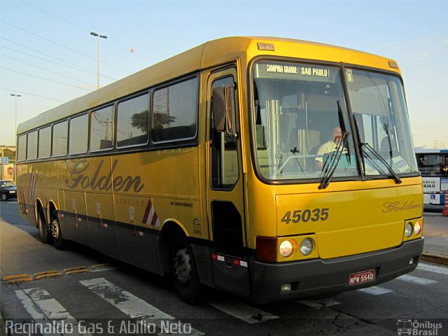 Viação Itapemirim 45035 na cidade de São Paulo, São Paulo, Brasil, por Reginaldo Gas. Número da foto: #1152594.