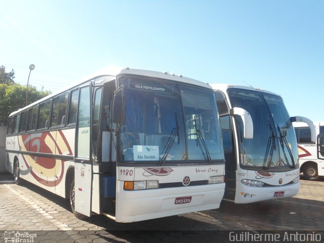 Vera Cruz Transporte e Turismo 1180 na cidade de Araxá, Minas Gerais, Brasil, por Guilherme Antonio. Número da foto: #1151580.
