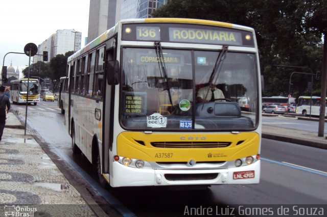 Transportes São Silvestre A37587 na cidade de Rio de Janeiro, Rio de Janeiro, Brasil, por André Luiz Gomes de Souza. ID da foto: 1151110.