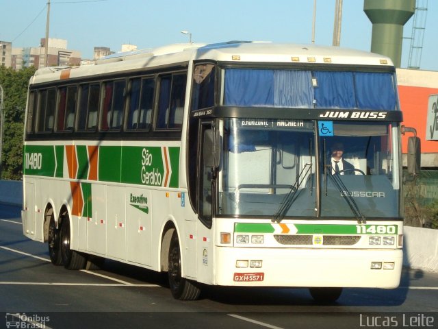 Cia. São Geraldo de Viação 11480 na cidade de Belo Horizonte, Minas Gerais, Brasil, por Lucas Leite. Número da foto: #1152081.