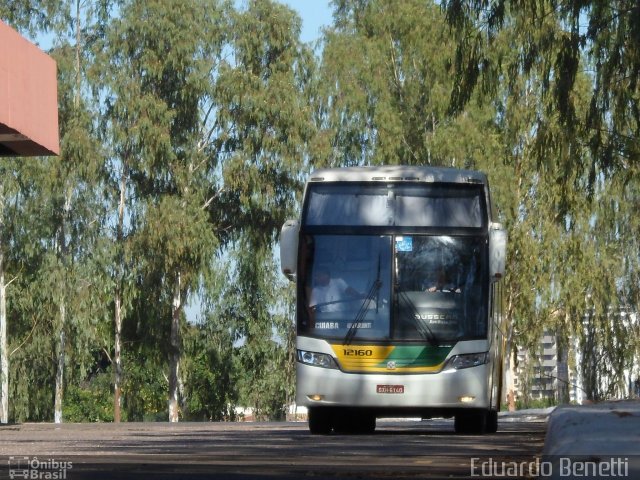 Empresa Gontijo de Transportes 12160 na cidade de Cuiabá, Mato Grosso, Brasil, por Eduardo Benetti . ID da foto: 1153887.