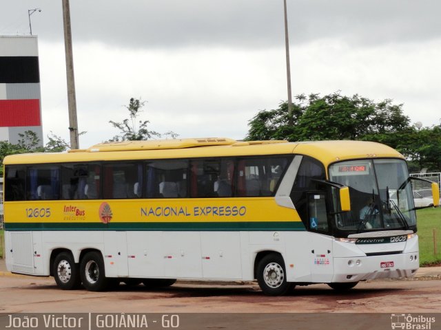 Nacional Expresso 12605 na cidade de Goiânia, Goiás, Brasil, por João Victor. ID da foto: 1154797.